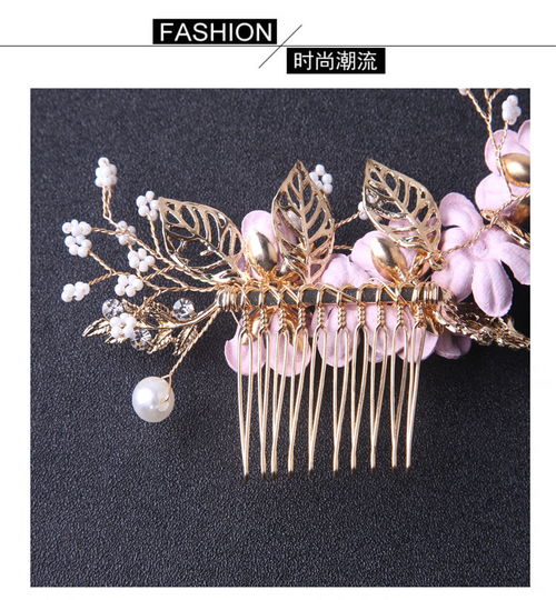 珍珠雅韻 時(shí)尚新娘發(fā)梳的詩意浪漫